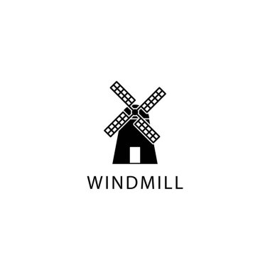 Windmill simge şablonunun Çizim Vektörü grafiği