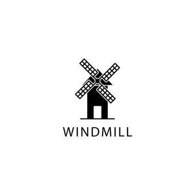 Windmill simge şablonunun Çizim Vektörü grafiği