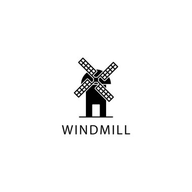 Windmill simge şablonunun Çizim Vektörü grafiği