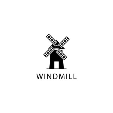 Windmill simge şablonunun Çizim Vektörü grafiği