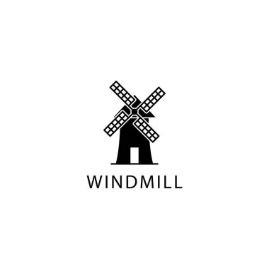 Windmill simge şablonunun Çizim Vektörü grafiği