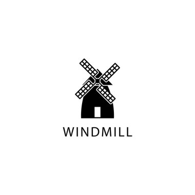 Windmill simge şablonunun Çizim Vektörü grafiği