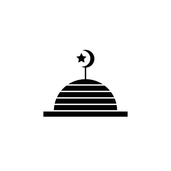 Illustration Vector Graphic Mosque Icon Template — Stock Vector