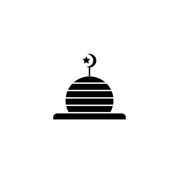 Ilustracja Wektorowa Grafika Szablonu Ikony Meczetu — Wektor stockowy
