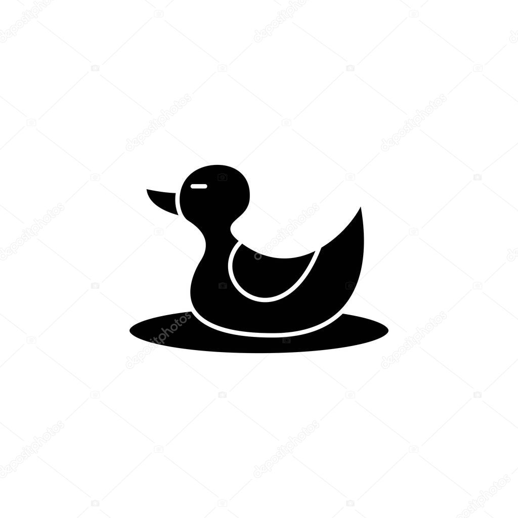Illustration Vector graphic of duck icon template