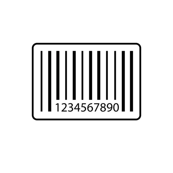 Barkod simgesi şablonunun İllüstrasyon Vektörü grafiği