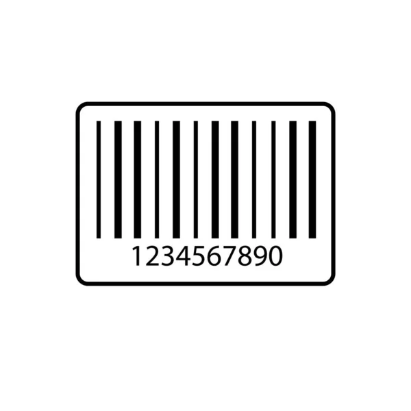 Illustration Vector Graphic Barcode Icon Template — Stock Vector