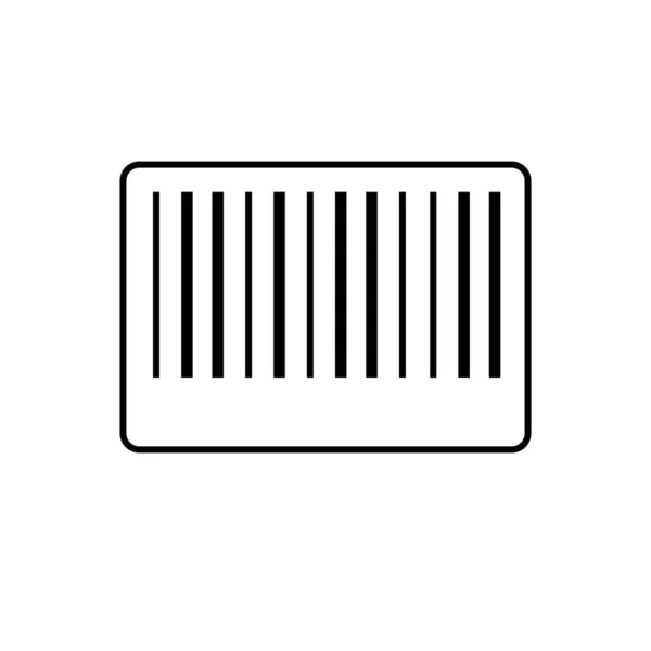 Illustration Vector Graphic Barcode Icon Template — Stock Vector