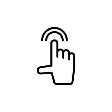 Dokunmatik ekran ikonu şablonunun Çizim Vektörü grafiği