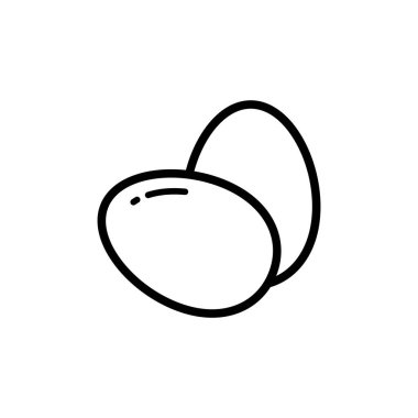 Yumurta simgesi şablonunun İmaj Vektörü grafiği