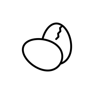 Yumurta simgesi şablonunun İmaj Vektörü grafiği