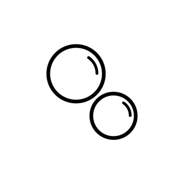 Kabarcık simgesi şablonunun Çizim Vektörü grafiği