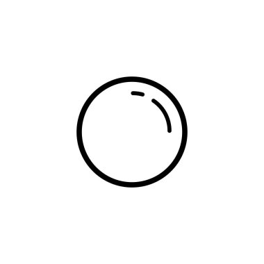 Kabarcık simgesi şablonunun Çizim Vektörü grafiği