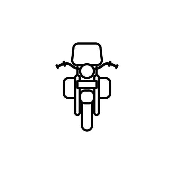 Ilustração Gráfico Vetorial Modelo Ícone Motocicleta — Vetor de Stock