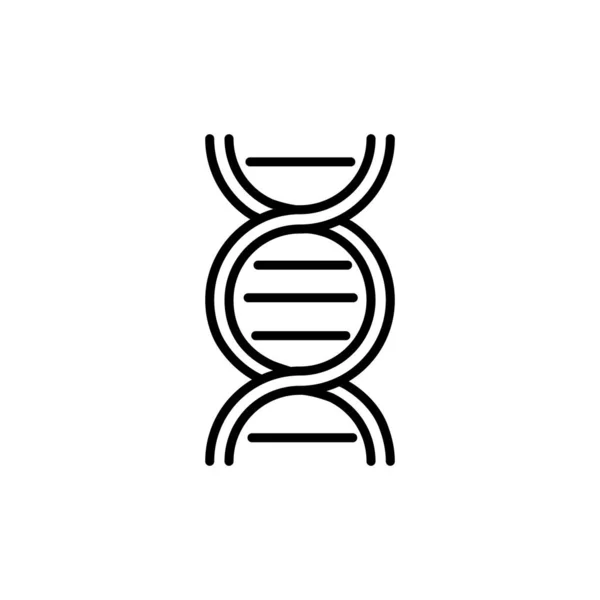 Ilustração Gráfico Vetorial Modelo Ícone Dna —  Vetores de Stock