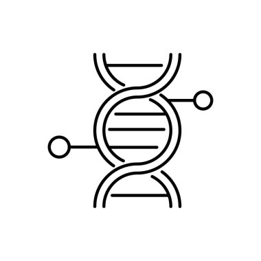DNA simge şablonunun İllüstrasyon Vektörü grafiği