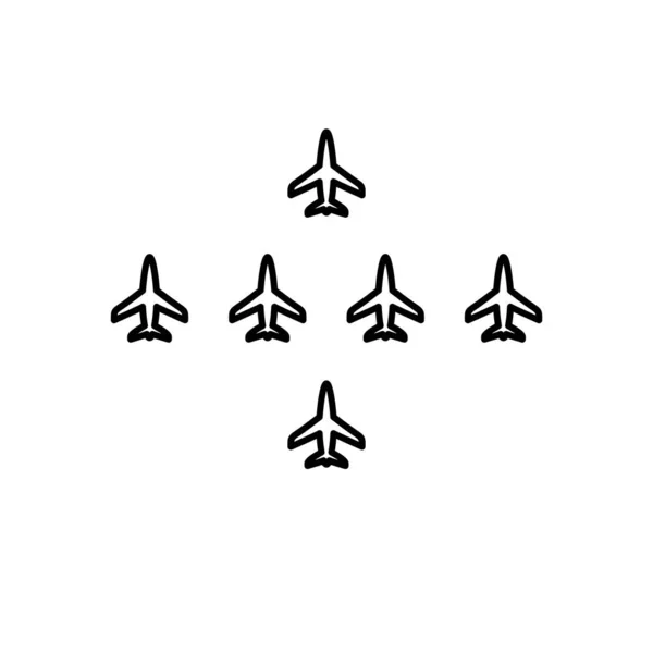 Illustration Vector Graphic Plan Formation Icon — 스톡 벡터