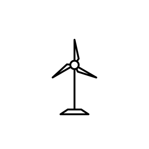 イラスト Windmillアイコンテンプレートのベクトルグラフィック — ストックベクタ