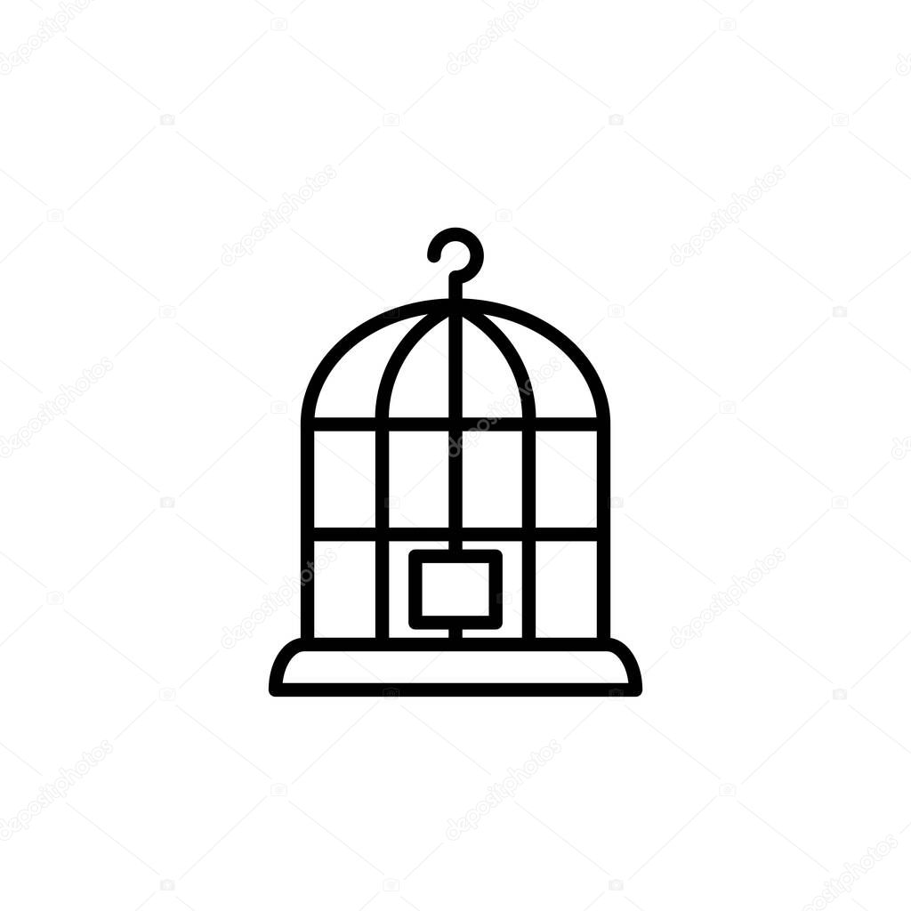 Illustration Vector graphic of birdcage icon