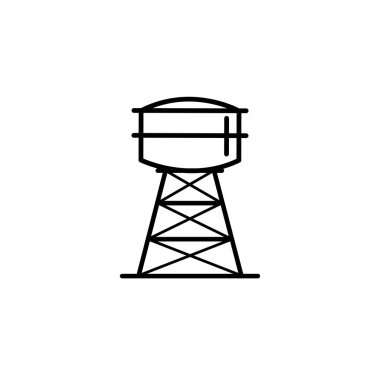 Su deposu simgesinin resimleme Vektörü grafiği