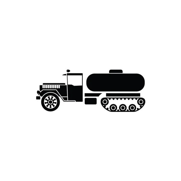 Illustration Graphique Vectoriel Modèle Icône Camion Militaire — Image vectorielle