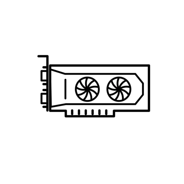 Illustration Vektorgrafik Der Vga Icon Vorlage — Stockvektor