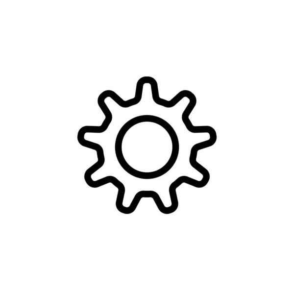 Vector Illustration Gear Icon Design Template — Stock Vector