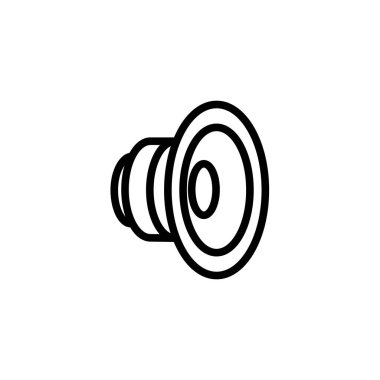 Vektör, hoparlör simgesi tasarım şablonu