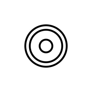 Vektör, hoparlör simgesi tasarım şablonu