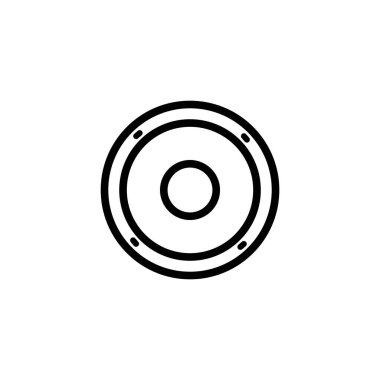 Vektör, hoparlör simgesi tasarım şablonu