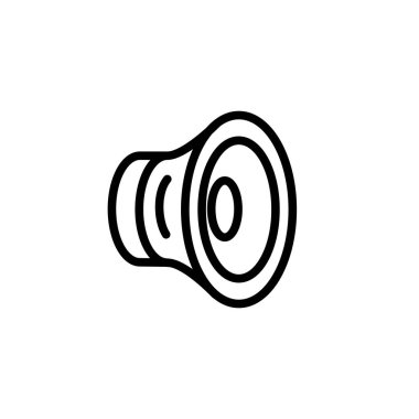 Vektör, hoparlör simgesi tasarım şablonu