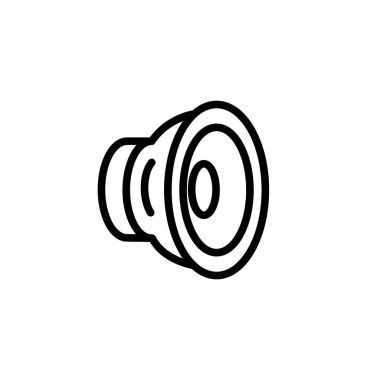 Vektör, hoparlör simgesi tasarım şablonu