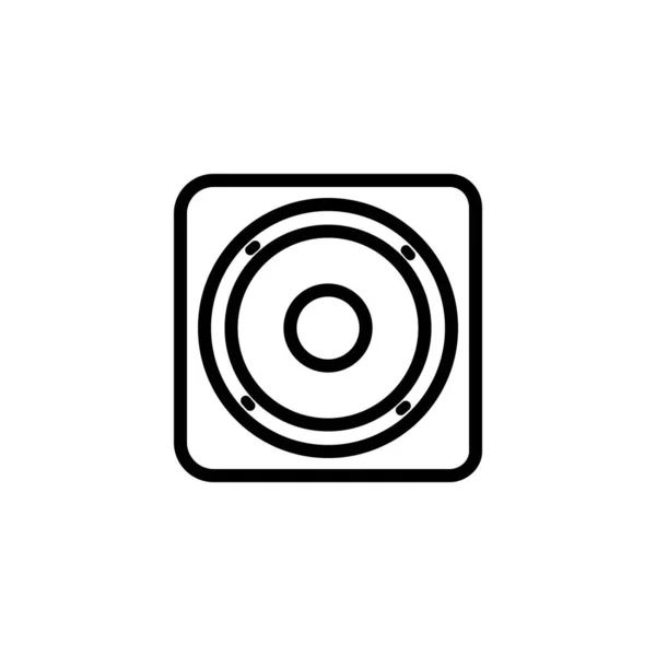 Vector Speaker Icon Design Template — Stock Vector
