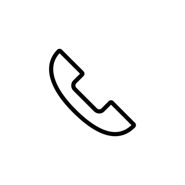 Vektor Ilustrační Šablona Designu Ikon Telefonu — Stockový vektor