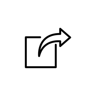 Vektör illüstrasyonu, simge tasarım şablonunu paylaş