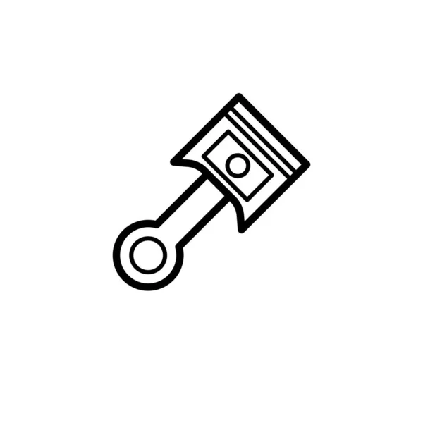 Vector Illustration Piston Icon Design Template — Stock Vector
