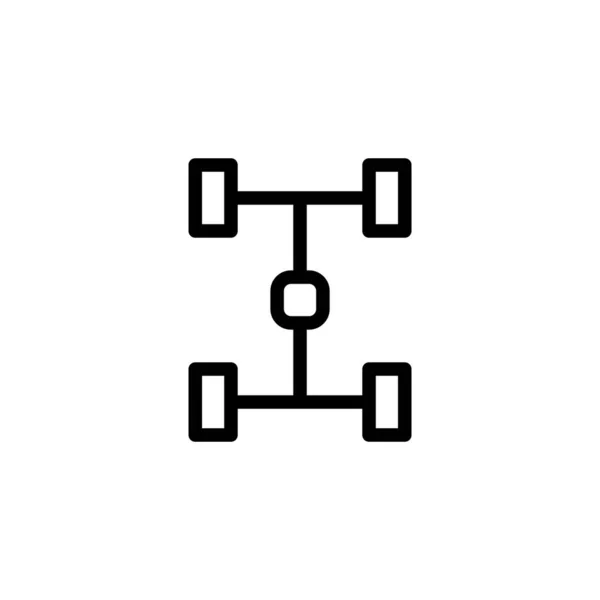 矢量图解 底盘图标设计模板 — 图库矢量图片