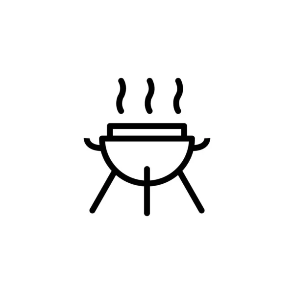 矢量图解 烧烤图标设计模板 — 图库矢量图片