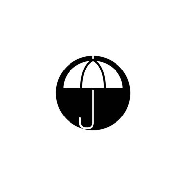 Şemsiye ikon tasarım şablonu illüstrasyon vektörü