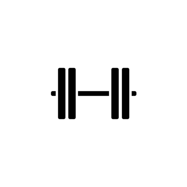 Illustration Vector Graphic Dumbbell Icon Template — Stock Vector