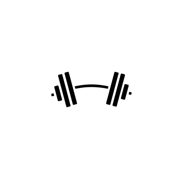 Illustration Vector Graphic Dumbbell Icon Template — Stock Vector