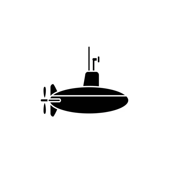 Ilustración Gráfico Vectorial Plantilla Icono Submarino — Vector de stock