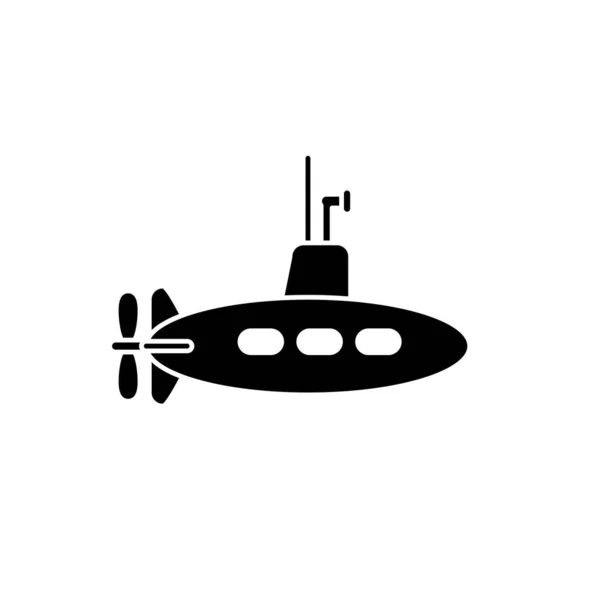 Ilustración Gráfico Vectorial Plantilla Icono Submarino — Archivo Imágenes Vectoriales