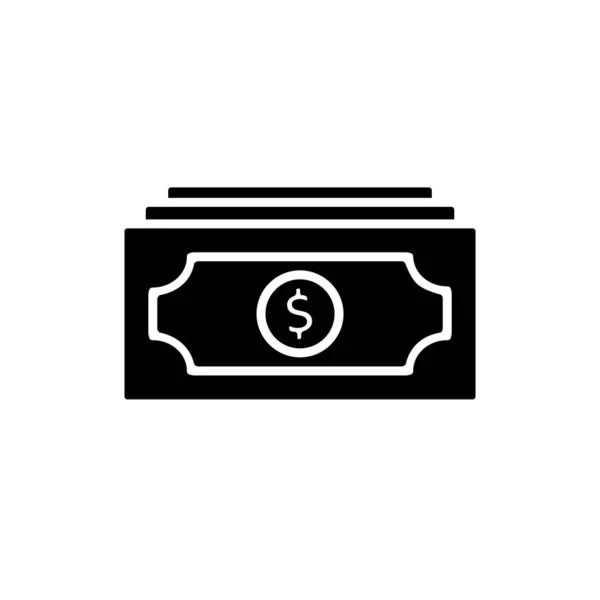 Ilustración Gráfico Vectorial Plantilla Icono Dinero — Vector de stock