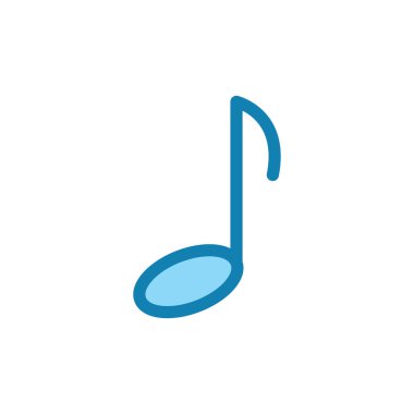 Müzik ikonunun İllüstrasyon Vektörü grafiği. Şarkı, müzik, ses, ses vs. için uygun.