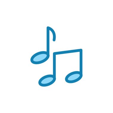 Müzik ikonunun İllüstrasyon Vektörü grafiği. Şarkı, müzik, ses, ses vs. için uygun.