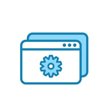 Uygulama simgesinin İllüstrasyon Vektörü grafiği. Web sitesi, tarayıcı, arayüz vs. için uygun.