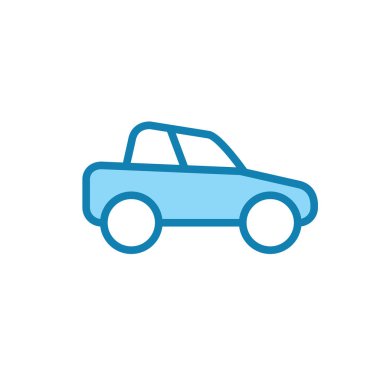 Ulaşım simgesinin resimleme vektörü grafiği. Trafik, kamu, yolcu vs. için uygun.