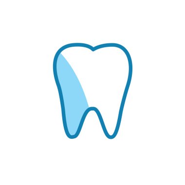 Diş simgesinin İllüstrasyon Vektörü grafiği. Diş hekimi, klinik, sağlık hizmetleri vs. için uygun.