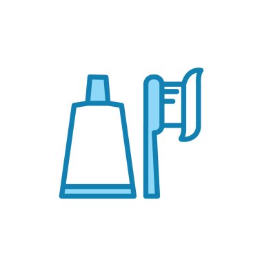 Diş simgesinin İllüstrasyon Vektörü grafiği. Diş hekimi, klinik, sağlık hizmetleri vs. için uygun.